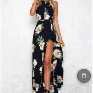 Floral maxi dress